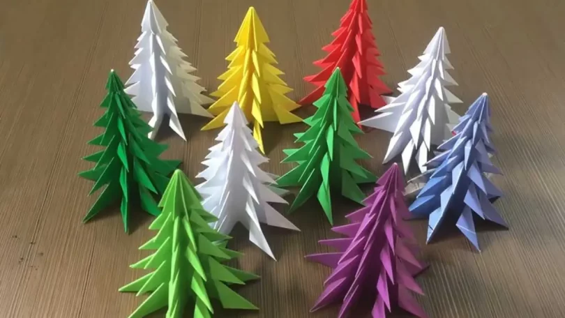 Tutoriel : Créez des Sapins de Noël en 3D pour une Décoration Originale