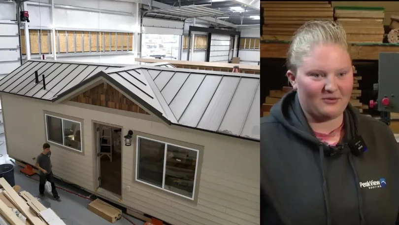 L'histoire inspirante d'un adolescent construisant une maison dans un projet de lycée