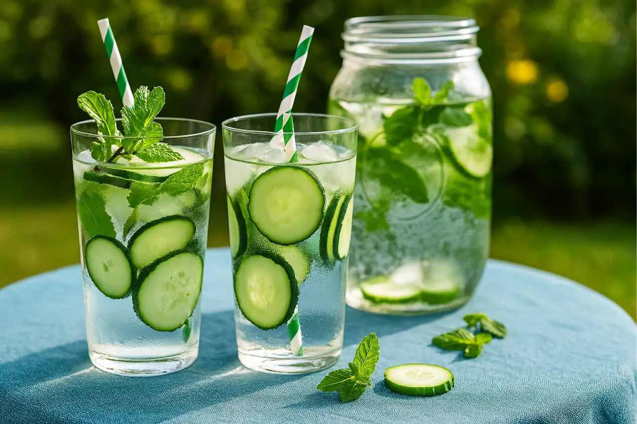 Cucumber and Mint Infused Water – The Belly Fat Killer