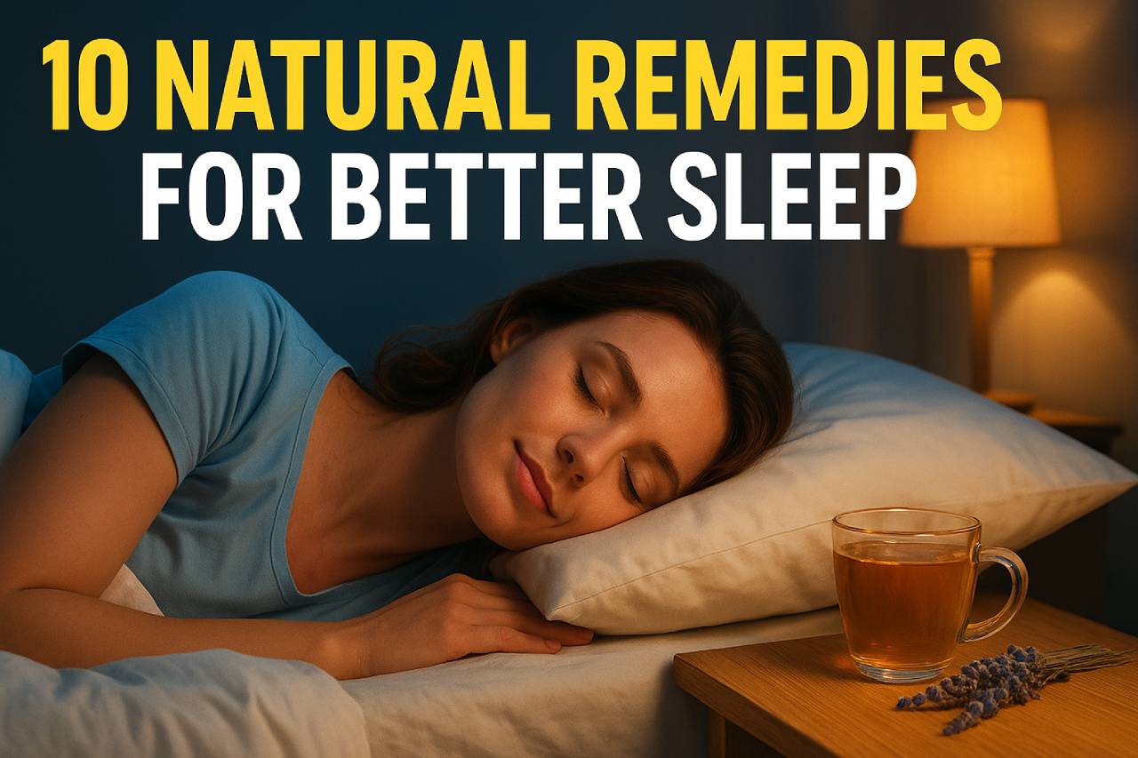 10 Natural Remedies for Better Sleep & Insomnia Relief
