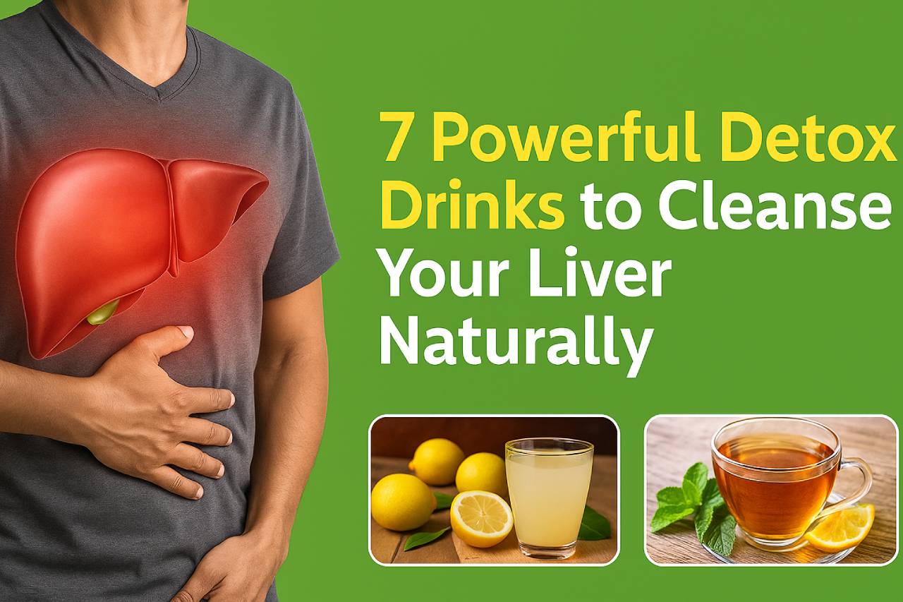 7 Powerful Detox Drinks to Cleanse Your Liver Naturally